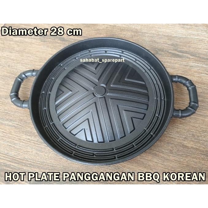 ~~~~~] HOT PLATE PANGGANGAN BBQ KOREAN DIAMETER 28 CM