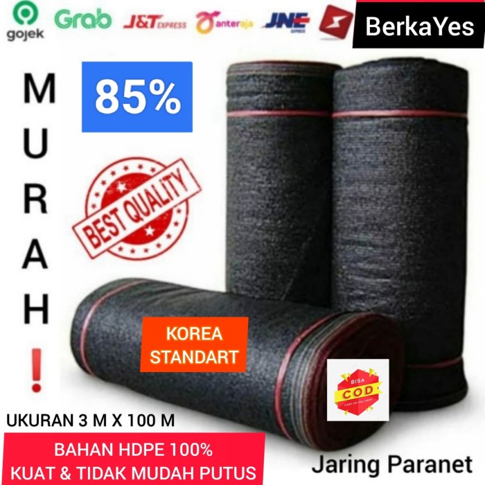 1 Rol Roll Gulung Jaring Paranet Taman Shade Shading Net 85% 3M x 100M