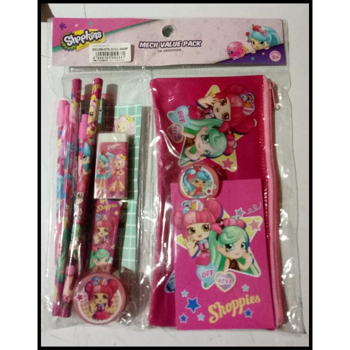 

TERMURAH SALE MAINAN: STATIONATRY ALAT TULIS SET SHOPKINS !!!