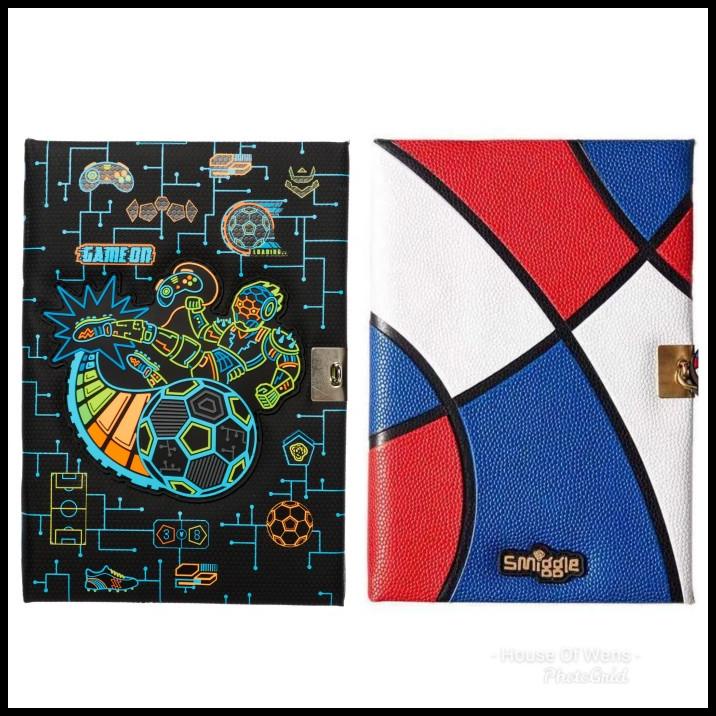 

DISKON SMIGGLE LOCKABLE DIARY BOOK - DIARY KUNCI SMIGGLE !!!!!!
