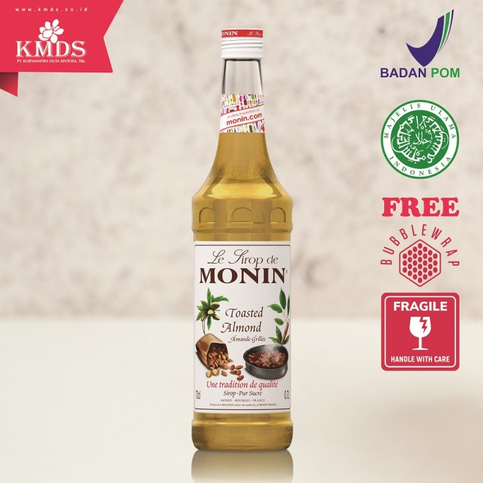 

MONIN TOASTED ALMOND syrup 70 CL 700 ML