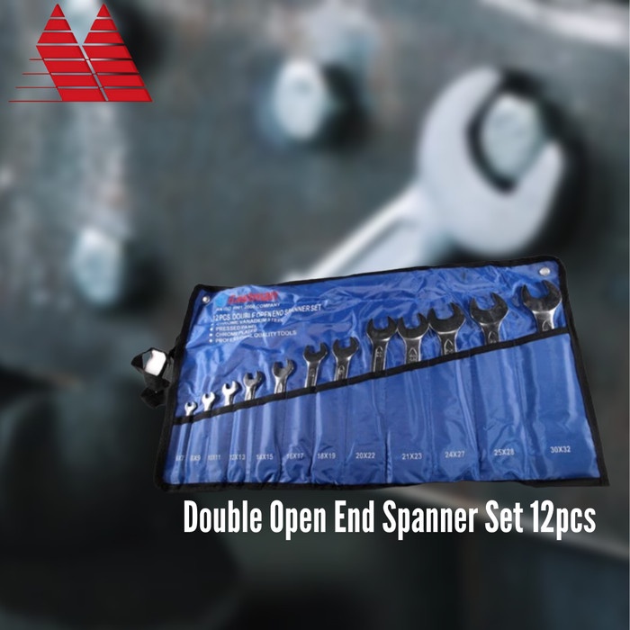 Promo Eastman Kunci Pas-Pas 6-32Mm Double Open End Spanner Set 12Pcs