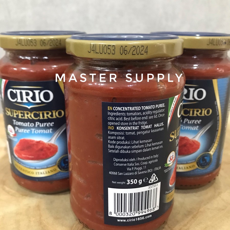 

Cirio Cirio Tomato Puree 350 Gr / Saos Tomat / Pasta Tomat