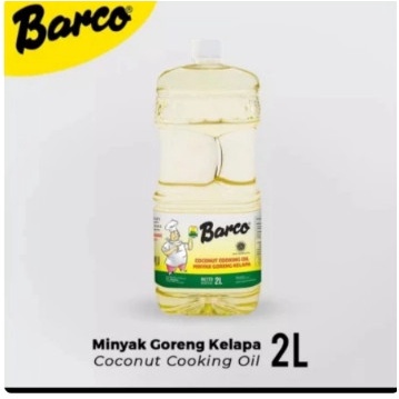 MINYAK GORENG BARCO 2 LITER BOTOL COCONUT OIL