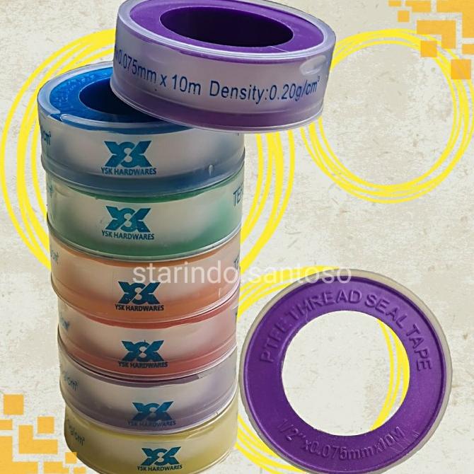 ------] SEAL TAPE BENING isolasi kran pipa sealtape 10 meter anti bocor YSK