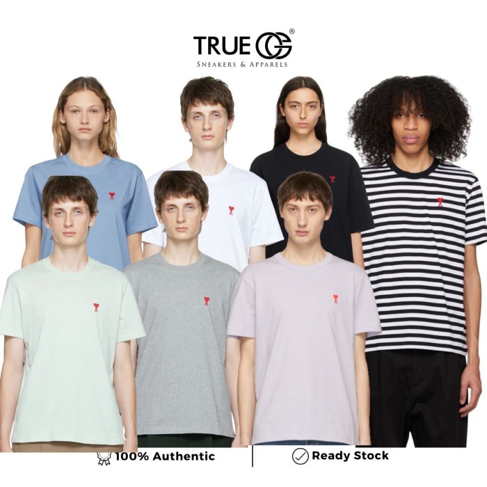 Hards Ami Alexandre Mattiussi Ami De Coeur T-Shirt 100% Original