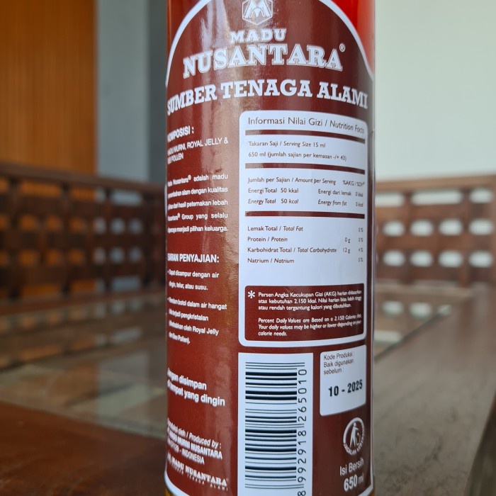 

MADU SUPER NUSANTARA BOTOL BESAR 650 ML