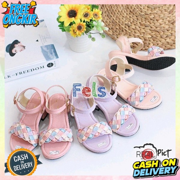 Herls Wisuda High Heels Kondangan Hak Tahu Hak Tinggi Heels Murah Heals Imut Lucu Heel Anak Perempua