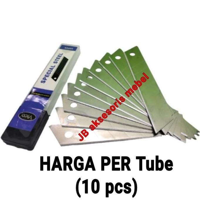 

Produk Terbaik] ISI PISAU CUTTER BESAR 10pcs MERK MAXI / REFILL KATER BESAR