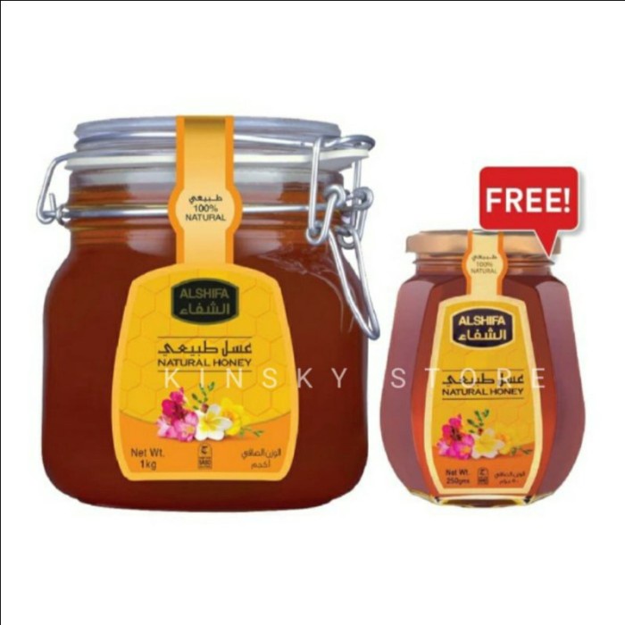 

MADU AL SHIFA 1 KG FREE 250 GR AL SHIFA PAKET 1 KG FREE 250 GR