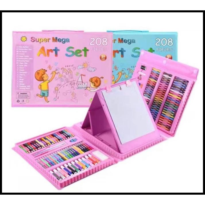 

GRATIS ONGKIR PENSIL WARNA 1SET ALAT LUKIS SET ANAK CRAYON COLOURING SET 208PCS ART- !!!!