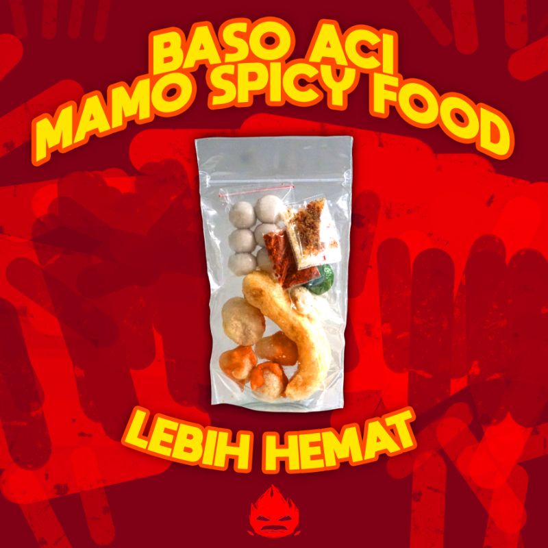 

BASO ACI BACI BAKSO ACI INSTAN MAMO SPICY FOOD KOMPLIT