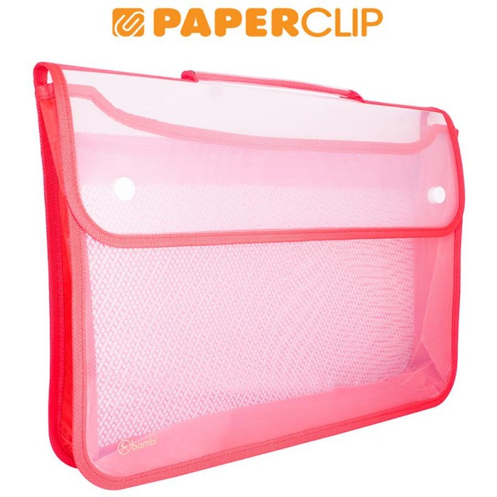 

Asli Map Zipper Pocket Bag Bambi 5621 F4 Red Ready Stock