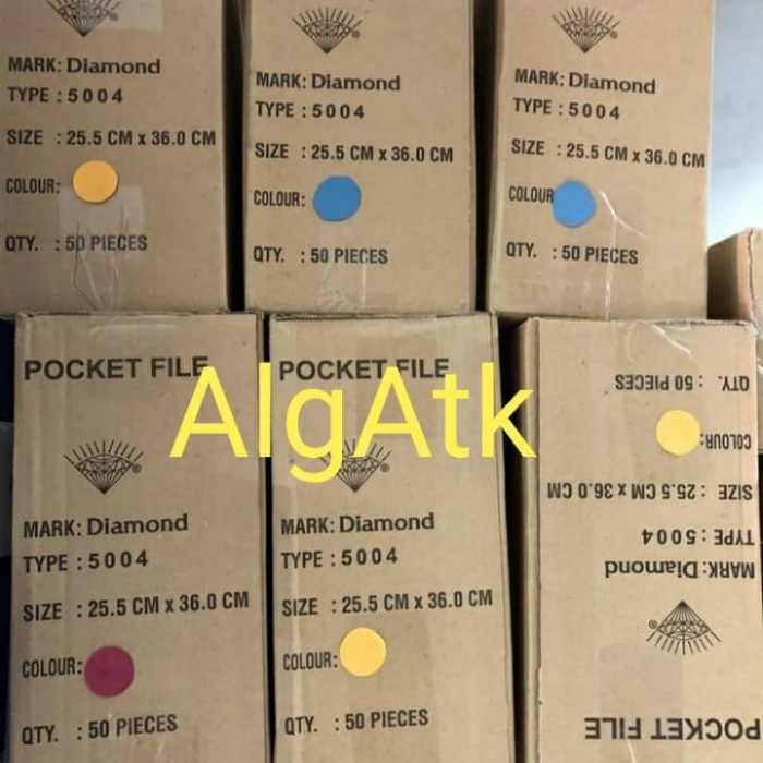 

New Pocket File Diamond Map Document Isi 50 Lembar. Ori