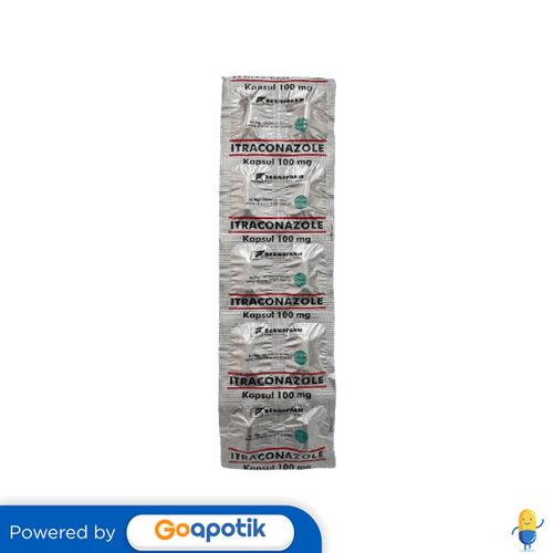 ITRACONAZOLE BERNOFARM 100 MG STRIP 10 KAPSUL