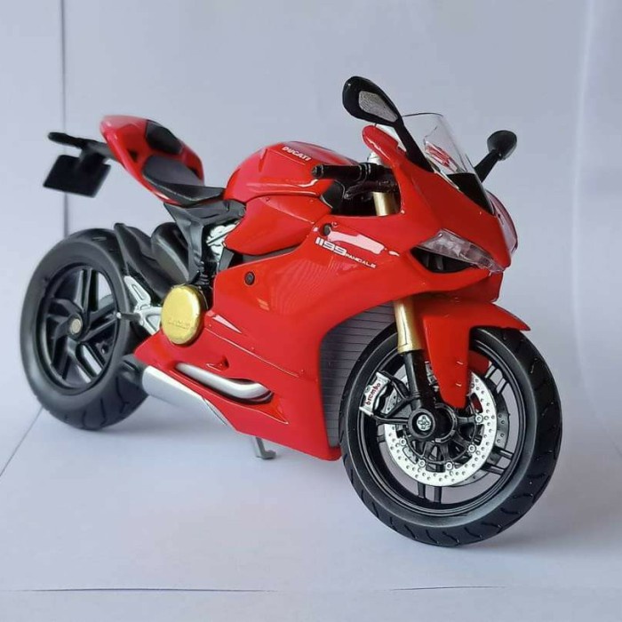 ✅COD Ducati Panigale 1199 Motor Motoran Sport Diecast Miniatur Terbatas
