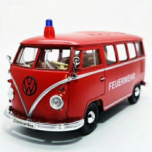 ✅COD Miniatur Vw Kombi - Diecast Mobil Vw Combi Van Samba Limited