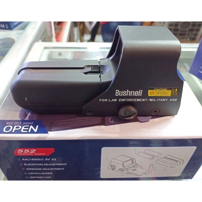 Promo Graphic Sight Bushnell 552 Red Dot Sight Holosight Terbaru