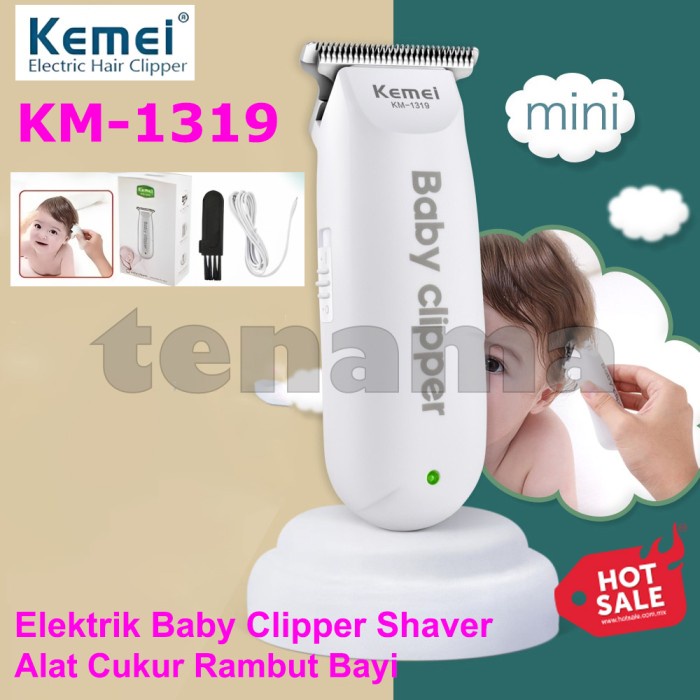 alat cukur rambut Kemei KM 1319 Electric Baby Hair Clipper Alat Cukur Rambut Bayi(B1B2) cukur rambut