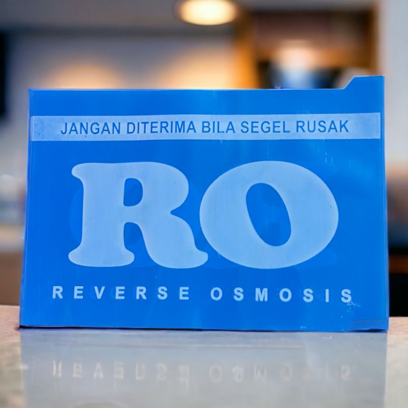 Segel Galon RO Biru 200 Pcs - Tulisan Putih