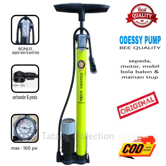 Promo Pompa Ban Pompa Angin Sepeda Motor Odessy Jemboly Aloy