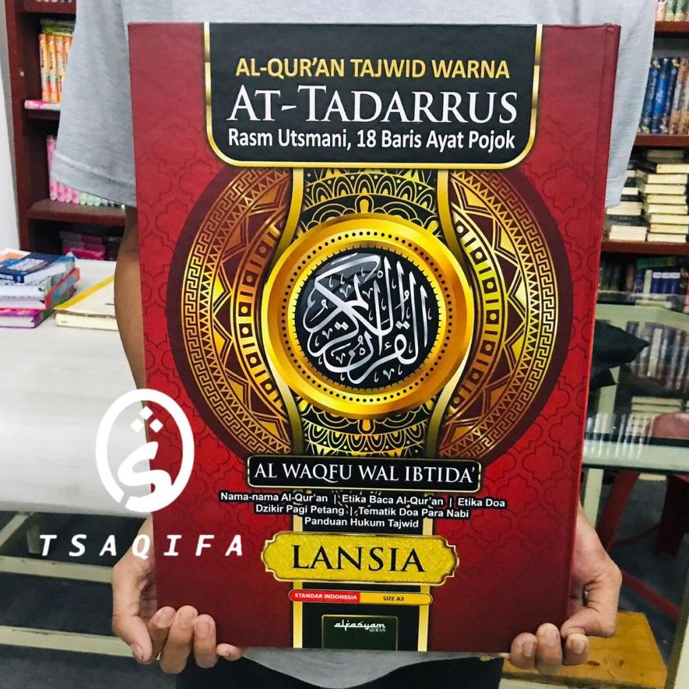 AlQuran Waqaf Ibtida Jumbo Lansia AT TADARRUS A3 HC Penerbit Alfasyam Quran AlQuran Waqaf Ibtida AlQ