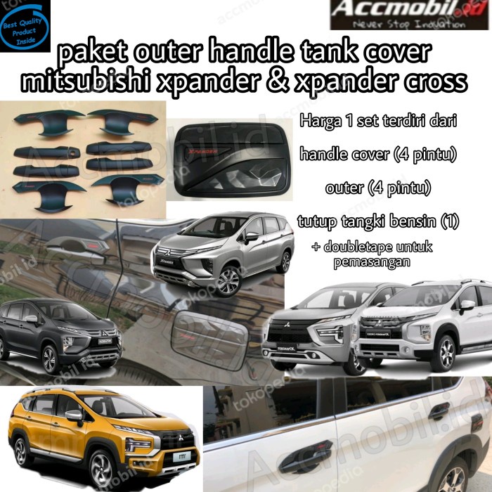 Paket Outer Handle Tutup Tangki Mitsubishi Xpander / Xpander Cross Terbaik