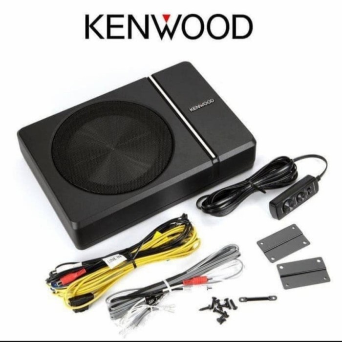 Promo Promo Subwoofer Aktif Kenwood Ksc-Psw8 (8Inch) Subwoofer Kolong