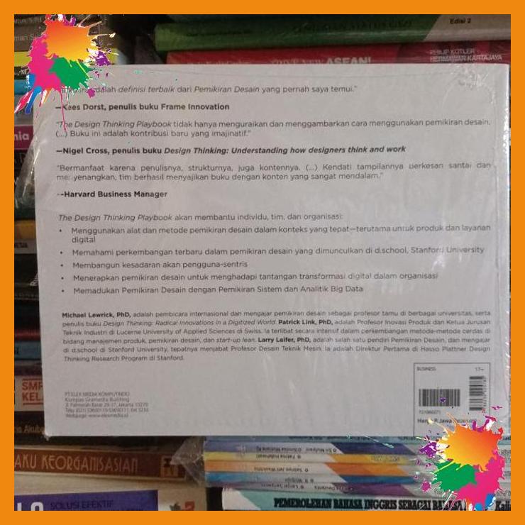 

original buku the design thinking play book [fany]