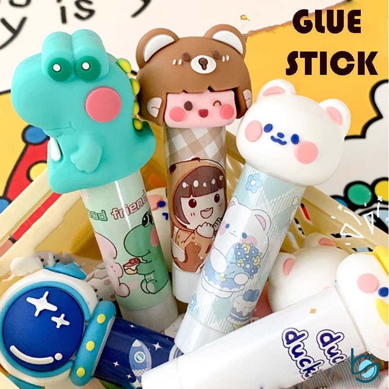 

Lem Kertas Lucu Motif Kartun Untuk Anak Kecil/Cute Glue Stick For Children/ Lem Stik 8 g Tidak Beracun - Best Stationary