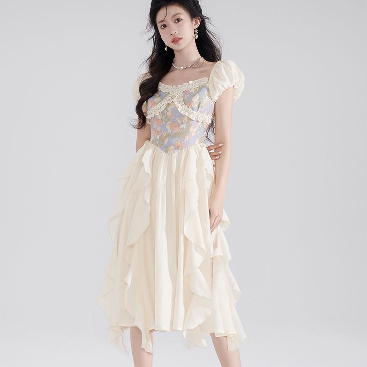 Mori Style First Love Skirt Dress Girl Student Fairy French Style