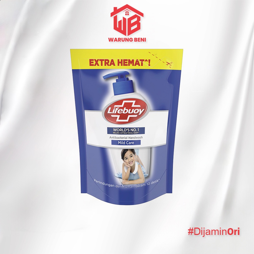 Lifebuoy Sabun Cuci Tangan Refill Mild Care 180ml - Handwash Refill