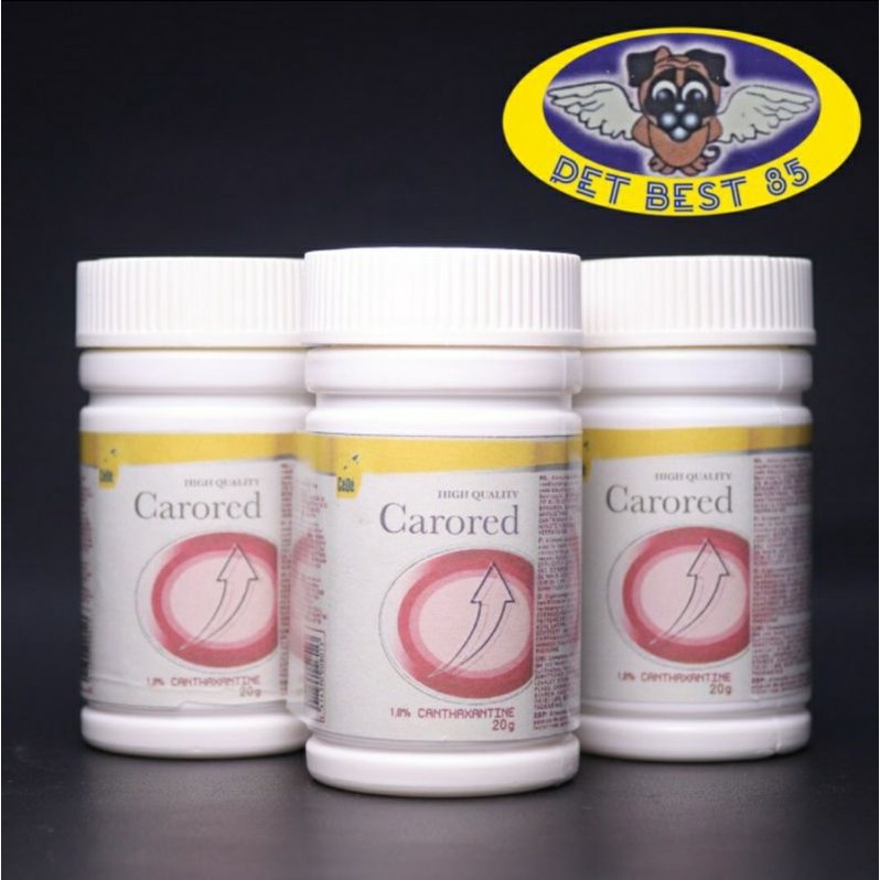 Cede Cantax Carored 20gr Pewarna Merah Burung Red Siskin-Finch-Kenari