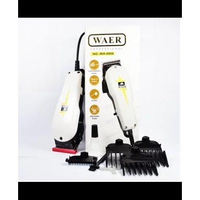 alat cukur rambut Alat Cukur Rambut Listrik - Waer Proffessional Wa-8808 - WAER 8808(N0D4) harga gro