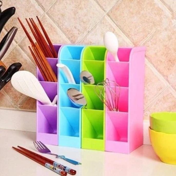 

><><><] Rak Mini Tempat Kotak Alat Tulis Pulpen Pensil Stationery Stand Meja