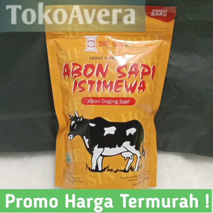 

Sie Sin Abon Sapi 250 Gram (Halal)