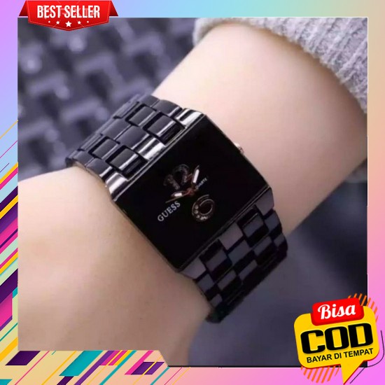 Jam Tangan Wanita Terbaru 2023 Perempuan Dewasa Aesthetic Trendy Elegan Mewah Import Strap Rantai Ru