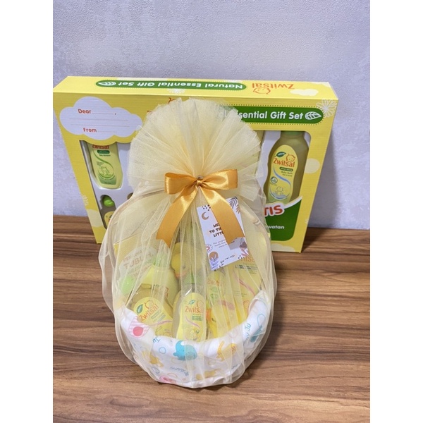 Hampers Parcel Paket Gift Set Kado Hadiah Newborn Baby Bayi Lahiran Sabun Zwitsal Cussons