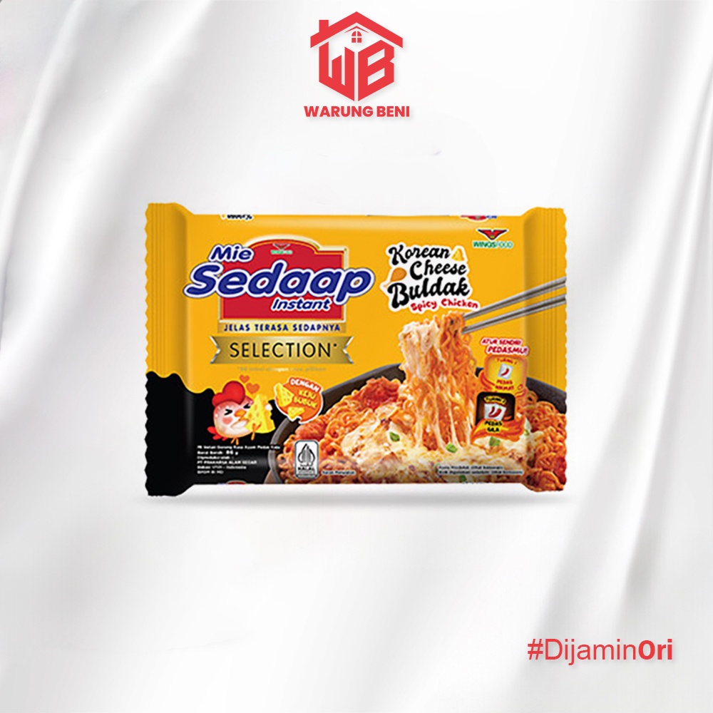 

Sedaap Mie Instan Goreng Korean Cheese Buldak 86gr