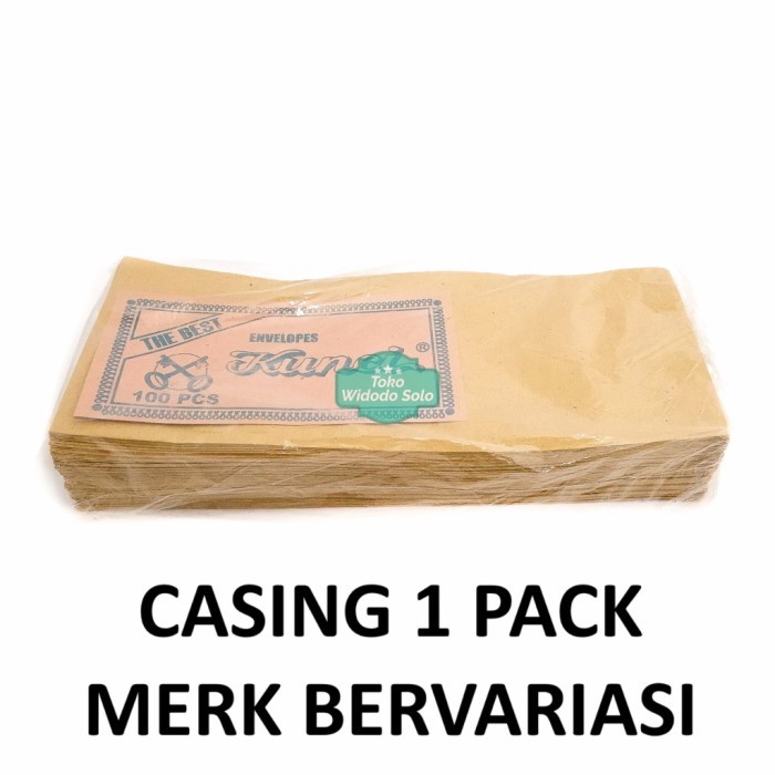 

Amplop Coklat Casing A Polos Murah