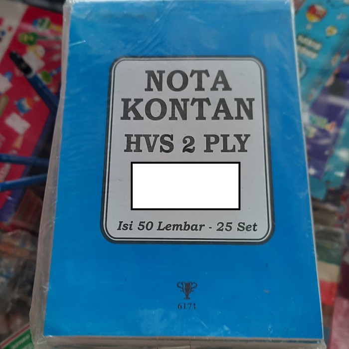 

Nota Kecil Kontan 2 Ply Wd Rangkap Dua 10x16cm 25 Set Isi 10 Buah