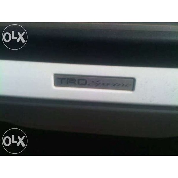 Ready Emblem Logo TRD Sportivo Untuk Lips-wing Spoiler Fortuner, Yaris, Rush. Diskon