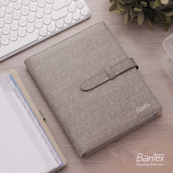 

Promo Buku Agenda Planner Cover Kulit Beige Leather Diary Bantex - 7492 13