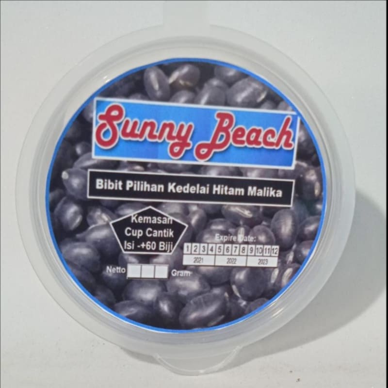 Bibit Pilihan Kedelai Hitam Malika Kemasan Cup|Benih Kedelai Hitam