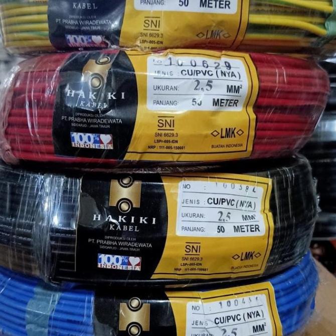 Kualitas terbaik] kabel nya 2,5mm hakiki (50)