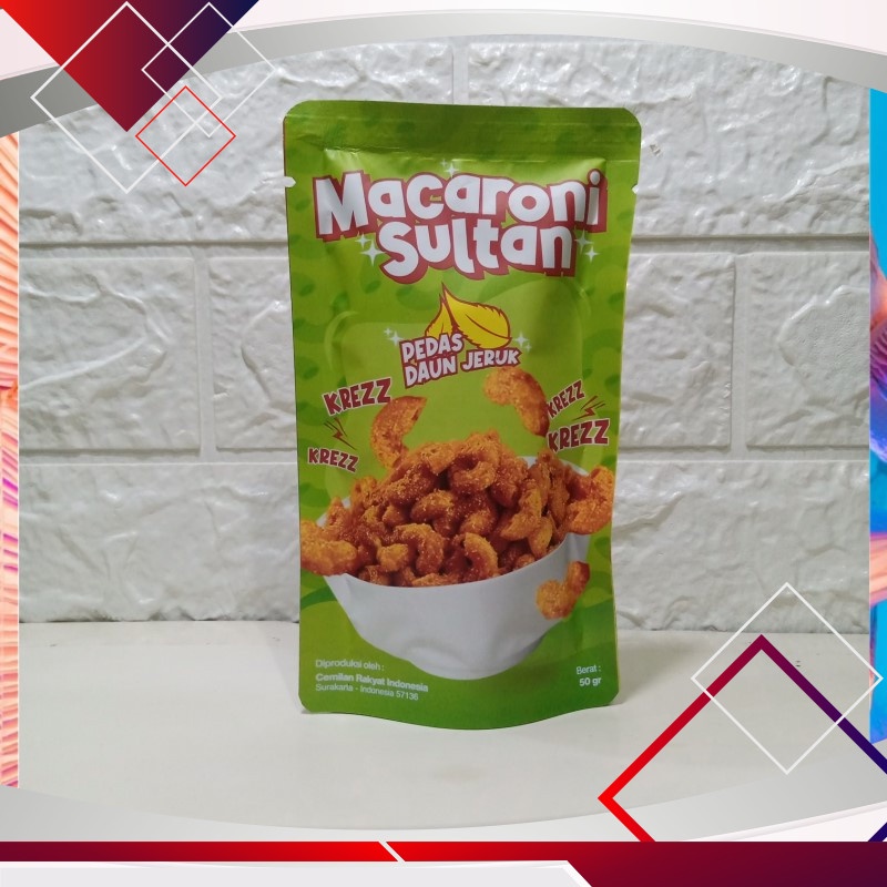 Macaroni Sultan Pedas Daun Jeruk 50gr