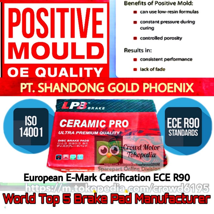 ✨Ori Kampas Rem Depan Rav 4 2002 Rav4 2002 Ultra Premium Ceramic Pro Terbaru