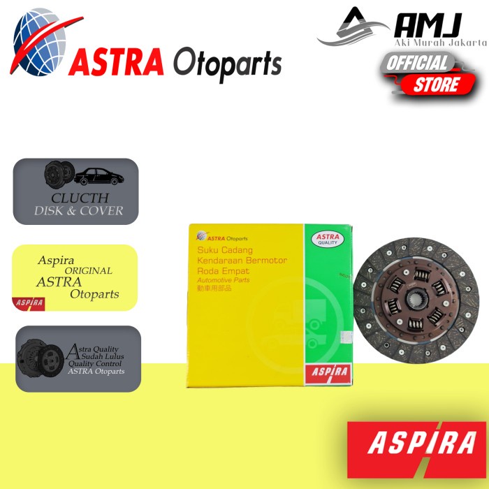 Clucth Disc Kampas Plat Kopling Avanza / Xenia 1300Cc 2004-2016 Aspira Kode Ams193