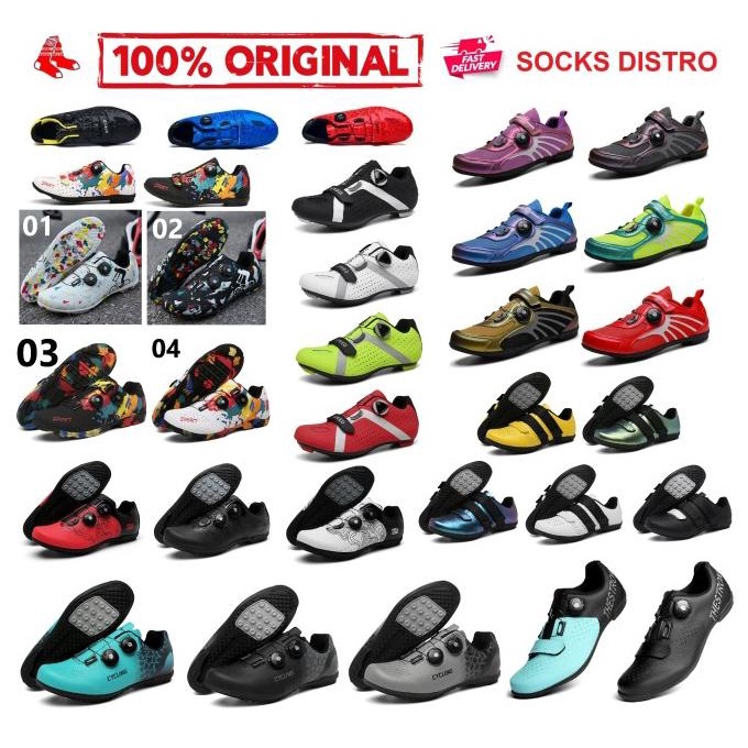 Sepatu Sepeda Speed Tanpa No Non Cleat Cleatless Cycling Sport