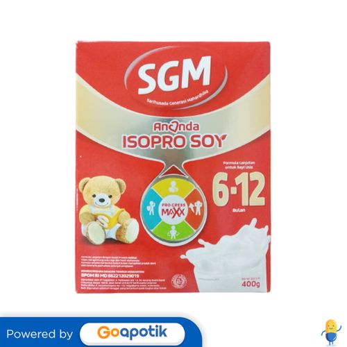 

SGM ANANDA ISOPRO SOY LANJUTAN USIA 6-12 BULAN 400 GRAM DUS